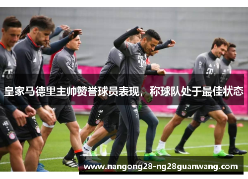 皇家马德里主帅赞誉球员表现，称球队处于最佳状态